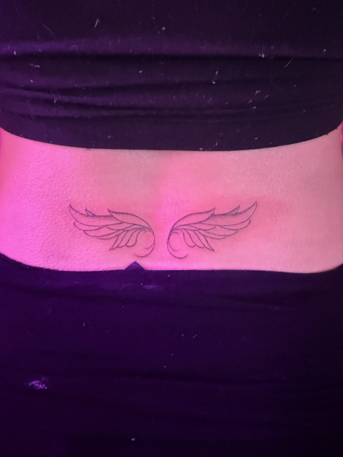Pink Ink Tattoo Fine Line example