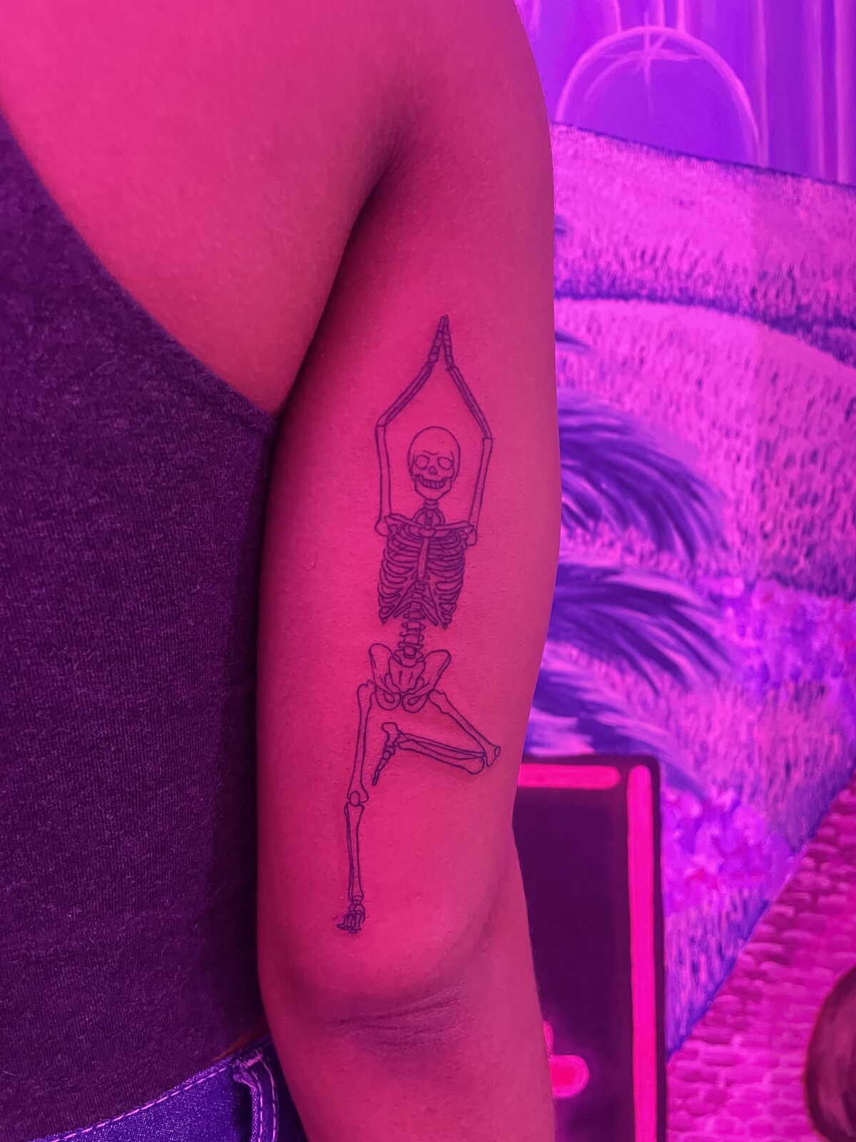 Pink Ink Tattoo Fine Line example