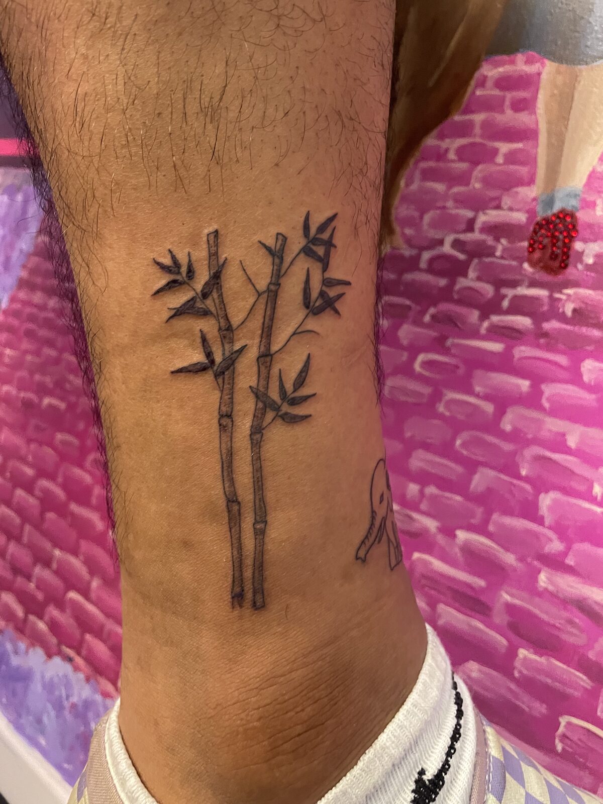 Pink Ink Tattoo Fine Line example