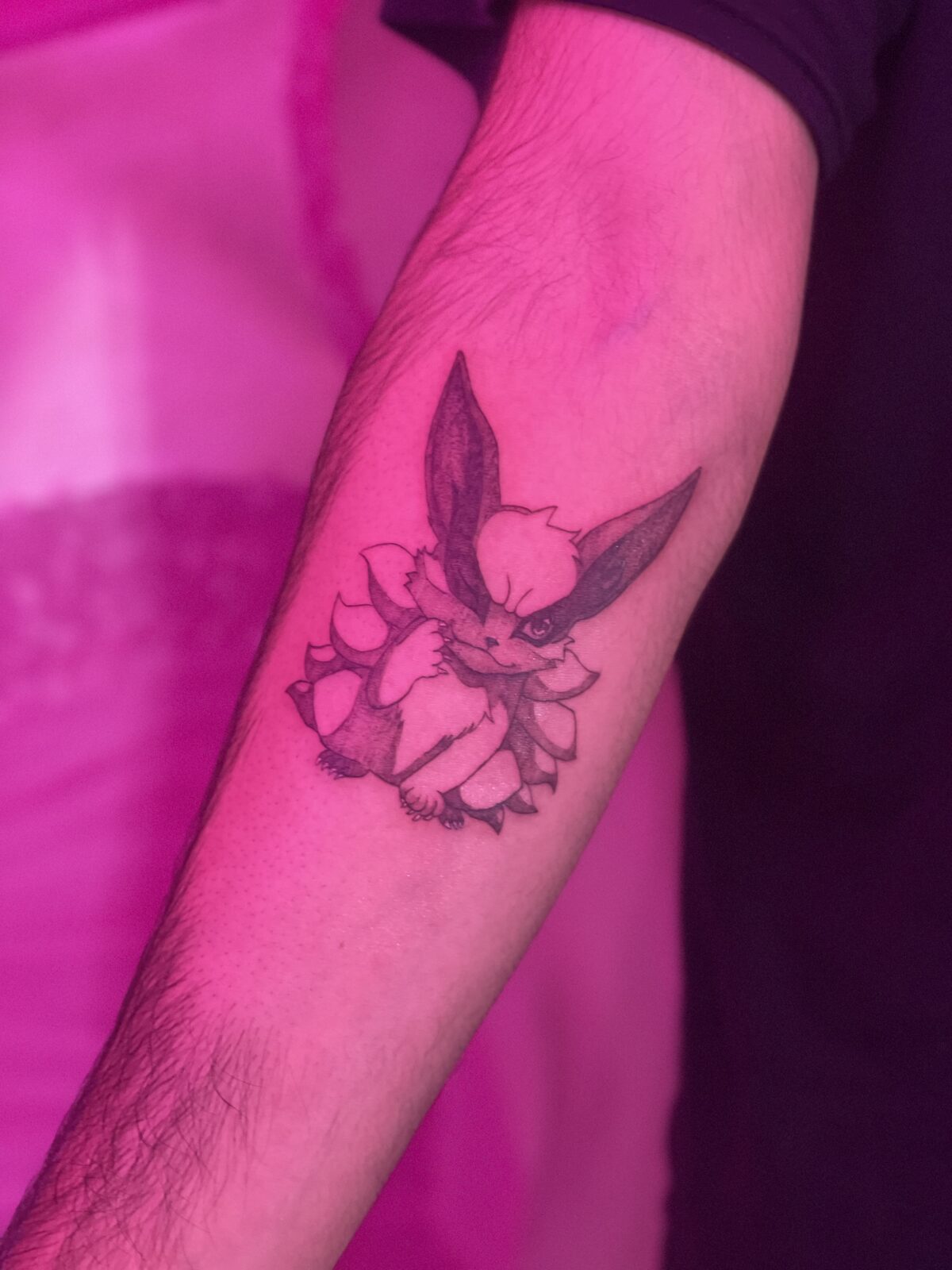 Pink Ink Tattoo Fine Line example