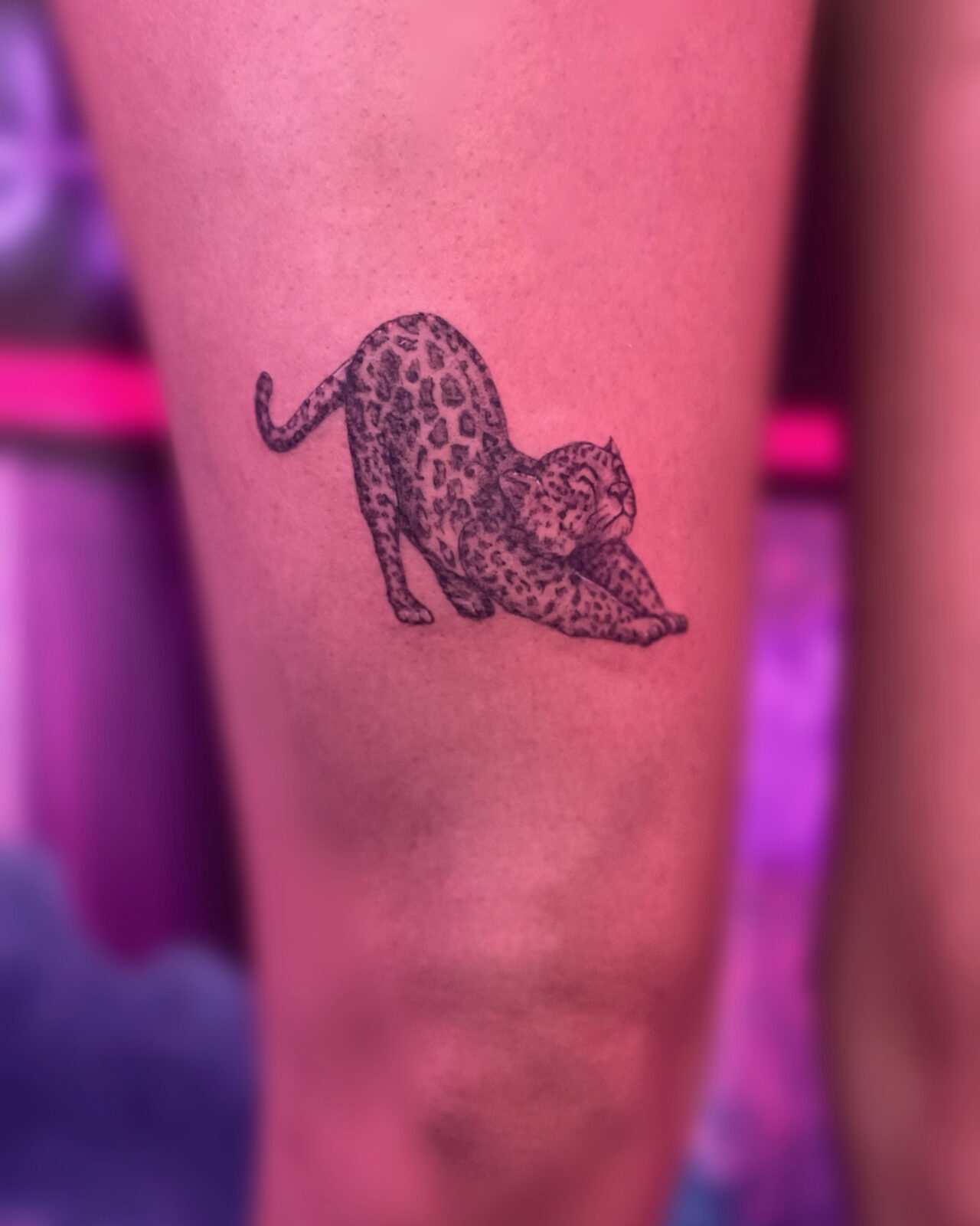 Pink Ink Tattoo Fine Line example