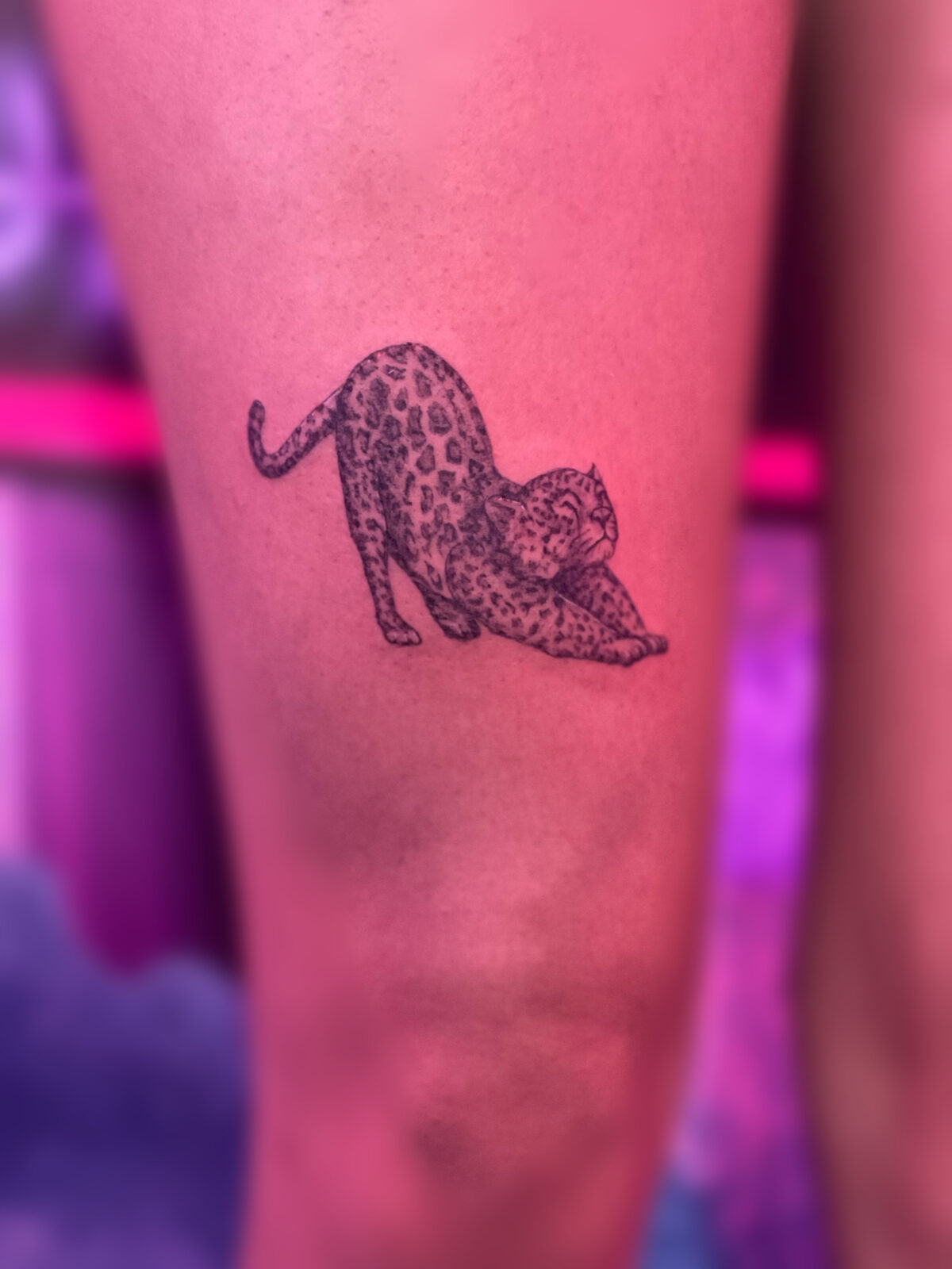 Pink Ink Tattoo Fine Line example
