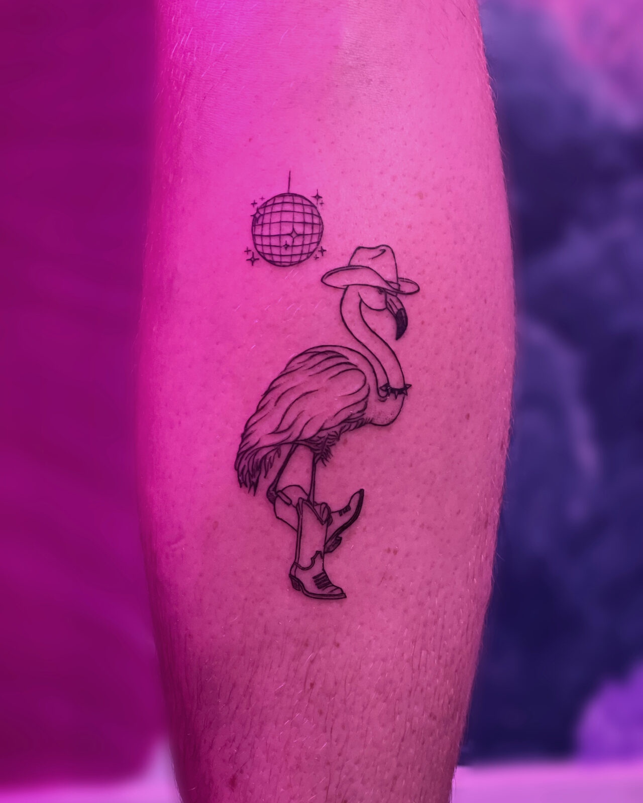 Pink Ink Tattoo Illustrative example