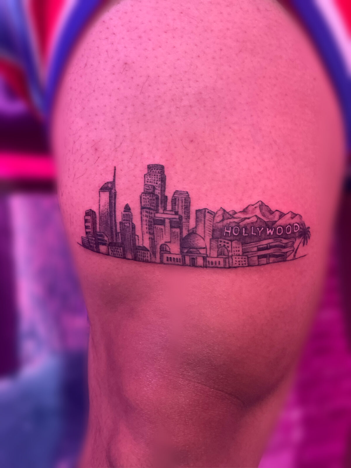 Pink Ink Tattoo Illustrative example