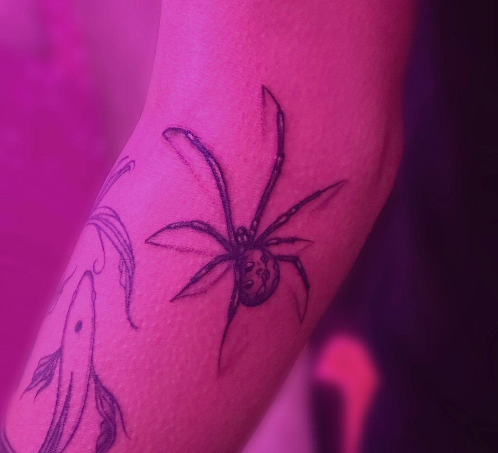 Pink Ink Tattoo Illustrative example