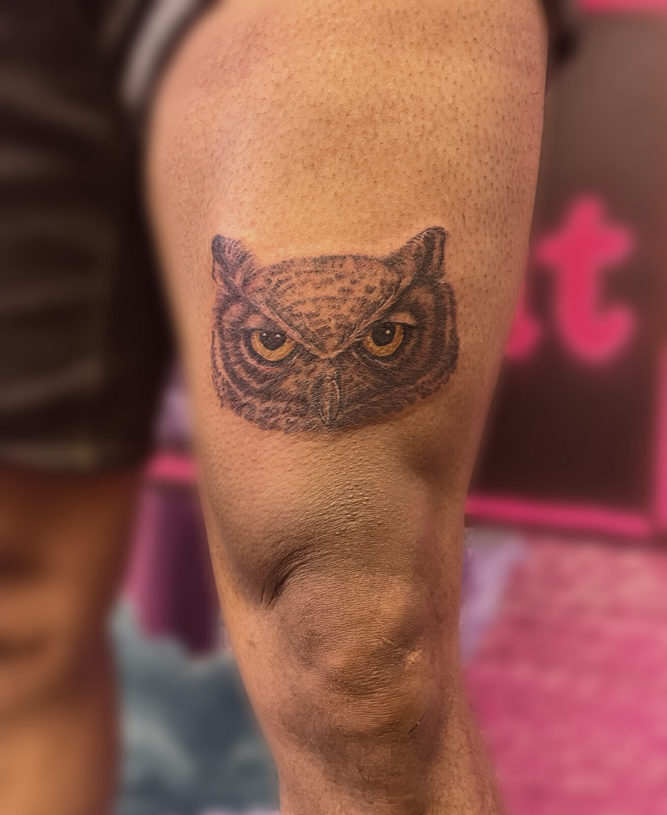 Pink Ink Tattoo Illustrative example