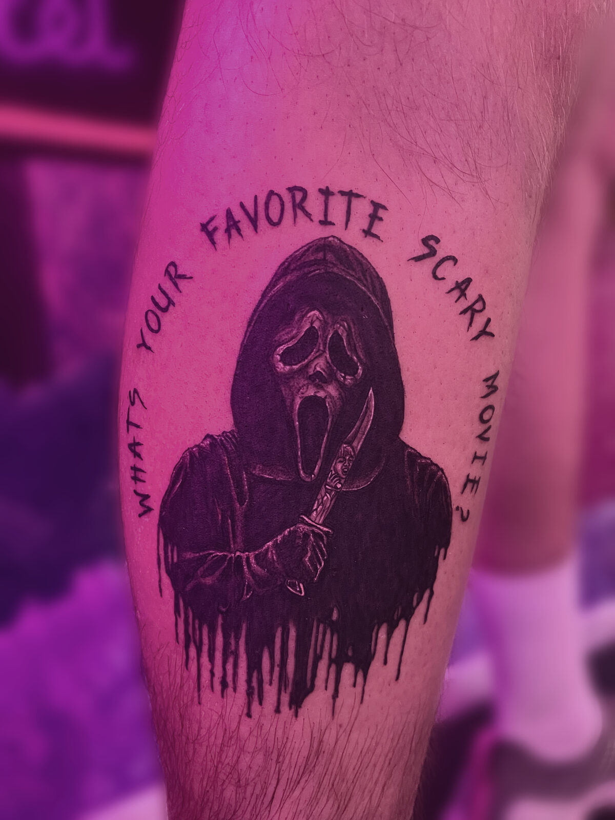 Pink Ink Tattoo Illustrative example
