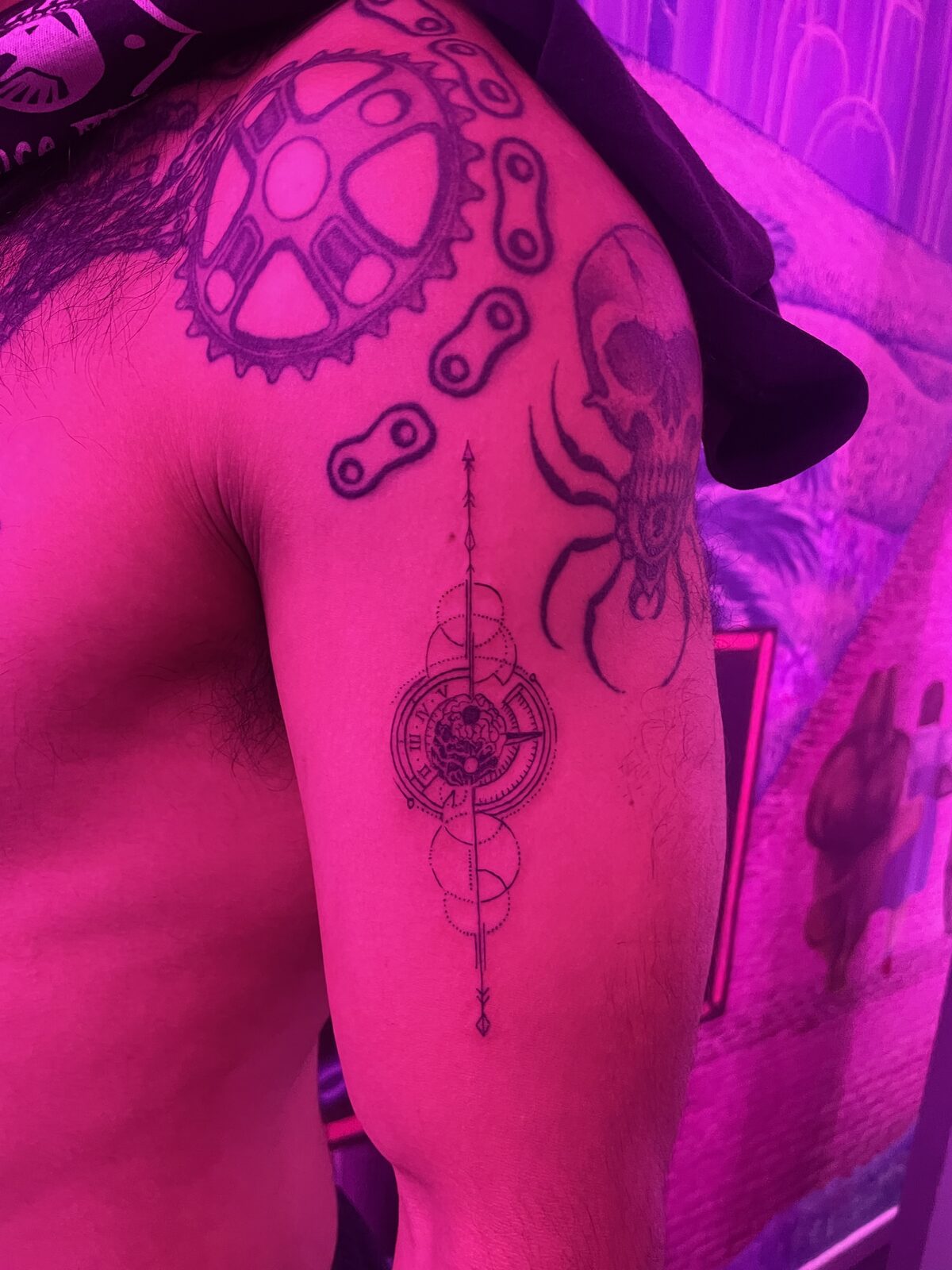 Pink Ink Tattoo Illustrative example
