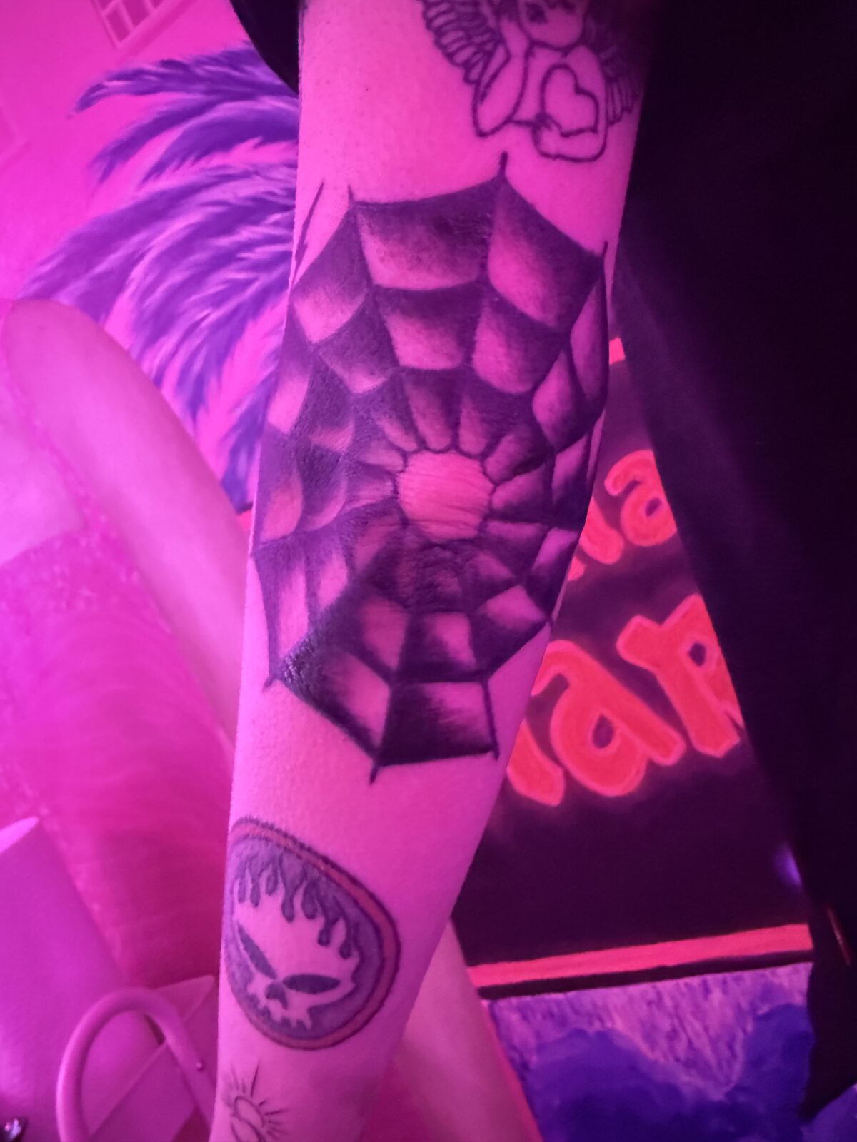 Pink Ink Tattoo Illustrative example