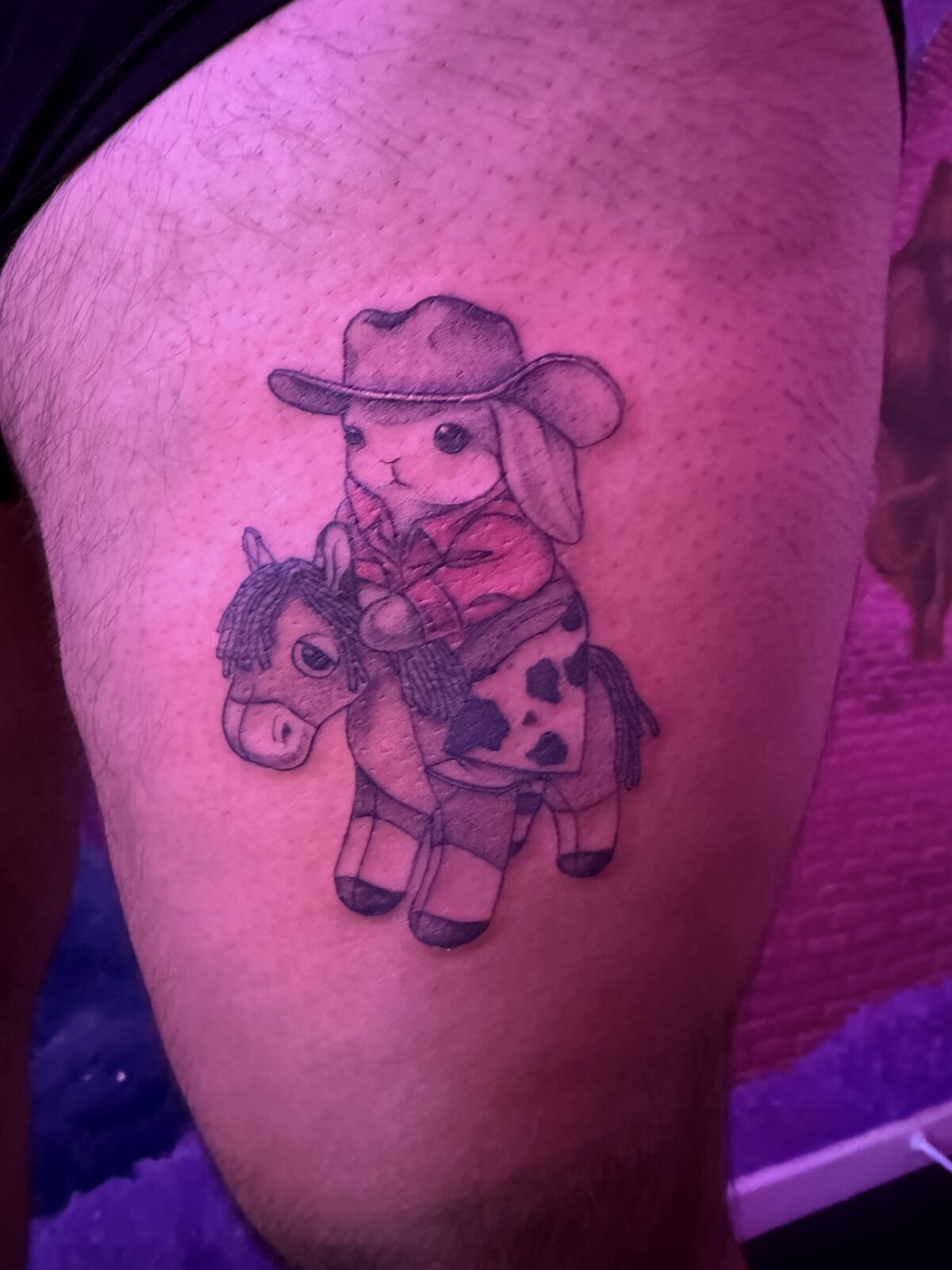 Pink Ink Tattoo Illustrative example
