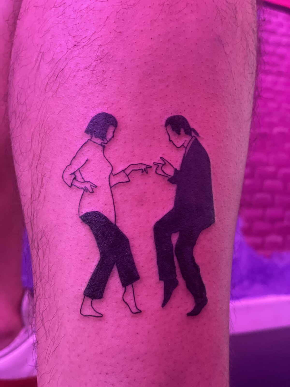 Pink Ink Tattoo Illustrative example