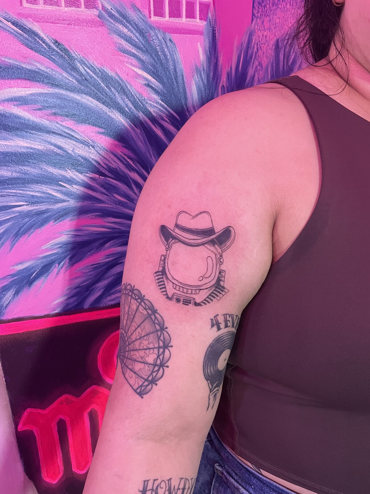 Pink Ink Tattoo Illustrative example