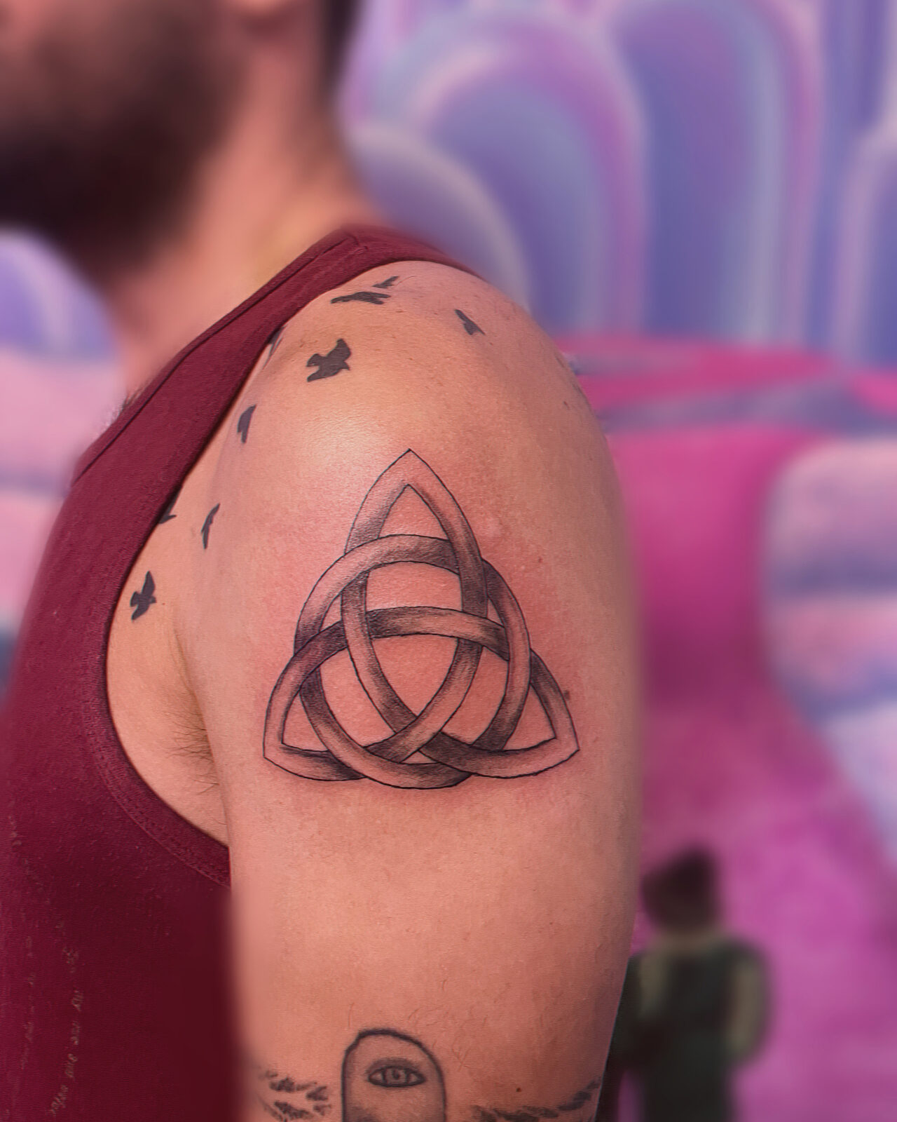 Pink Ink Tattoo Illustrative example