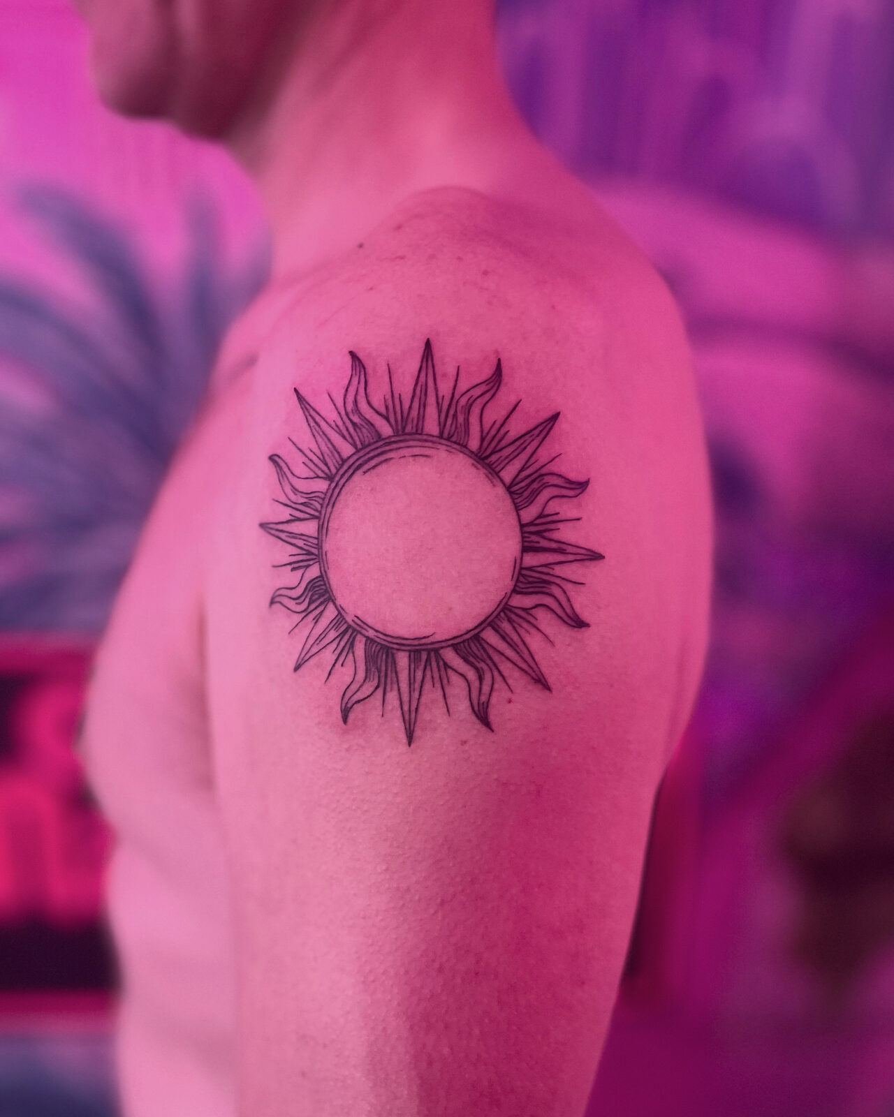 Pink Ink Tattoo Illustrative example