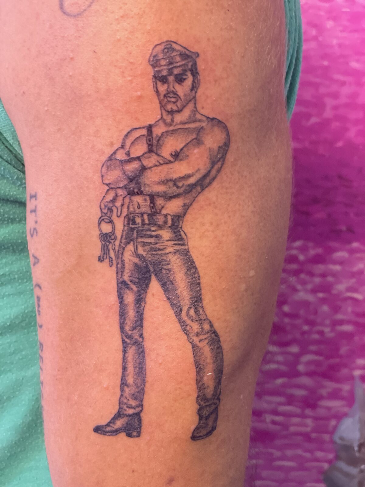 Pink Ink Tattoo Illustrative example