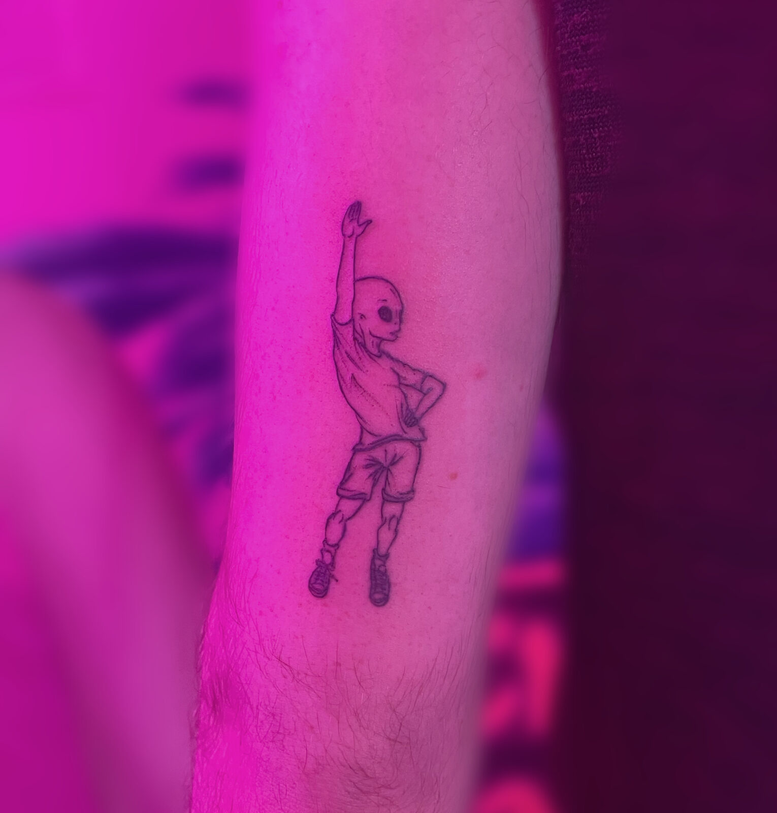 Pink Ink Tattoo Illustrative example