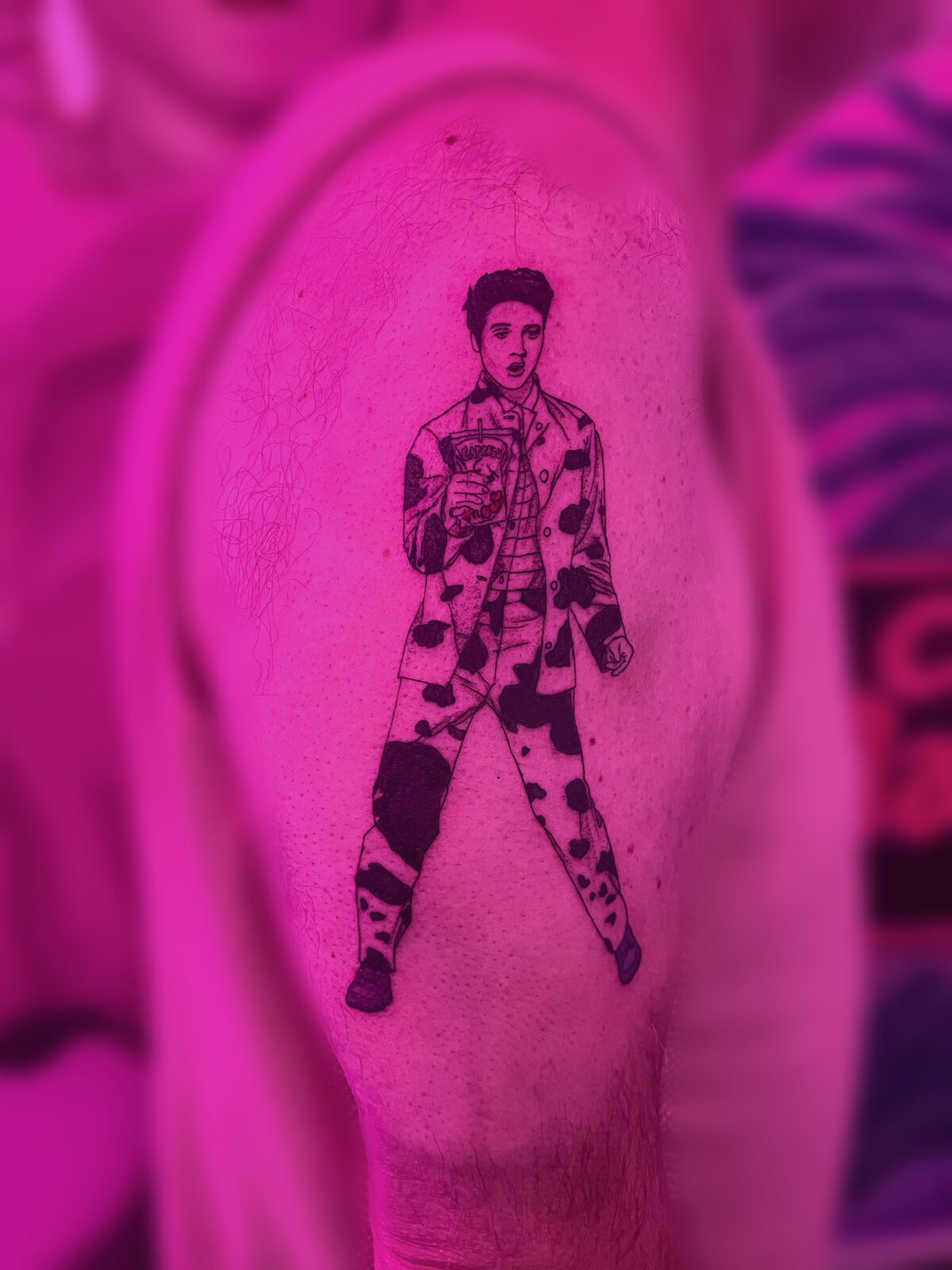 Pink Ink Tattoo Illustrative example