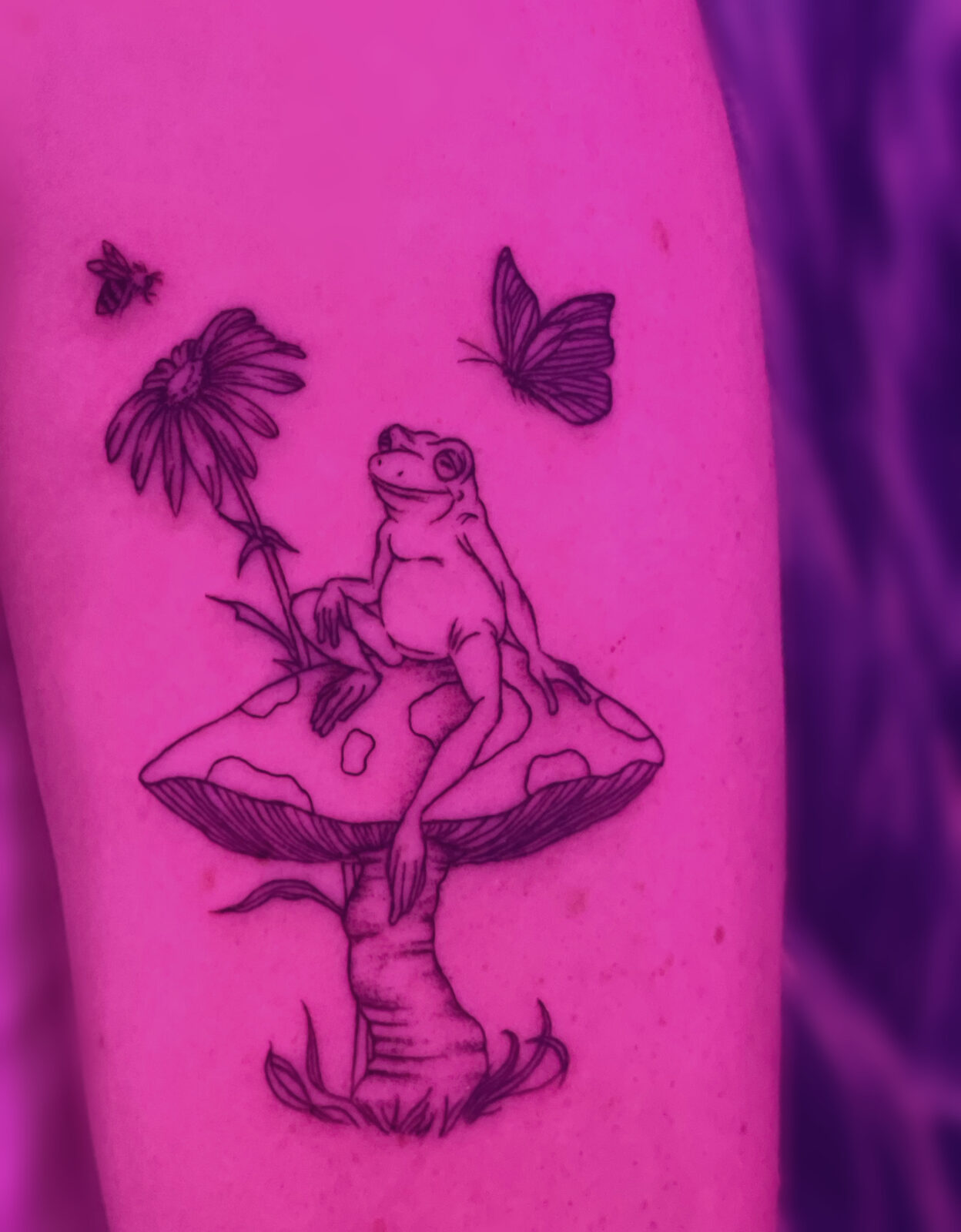 Pink Ink Tattoo Illustrative example