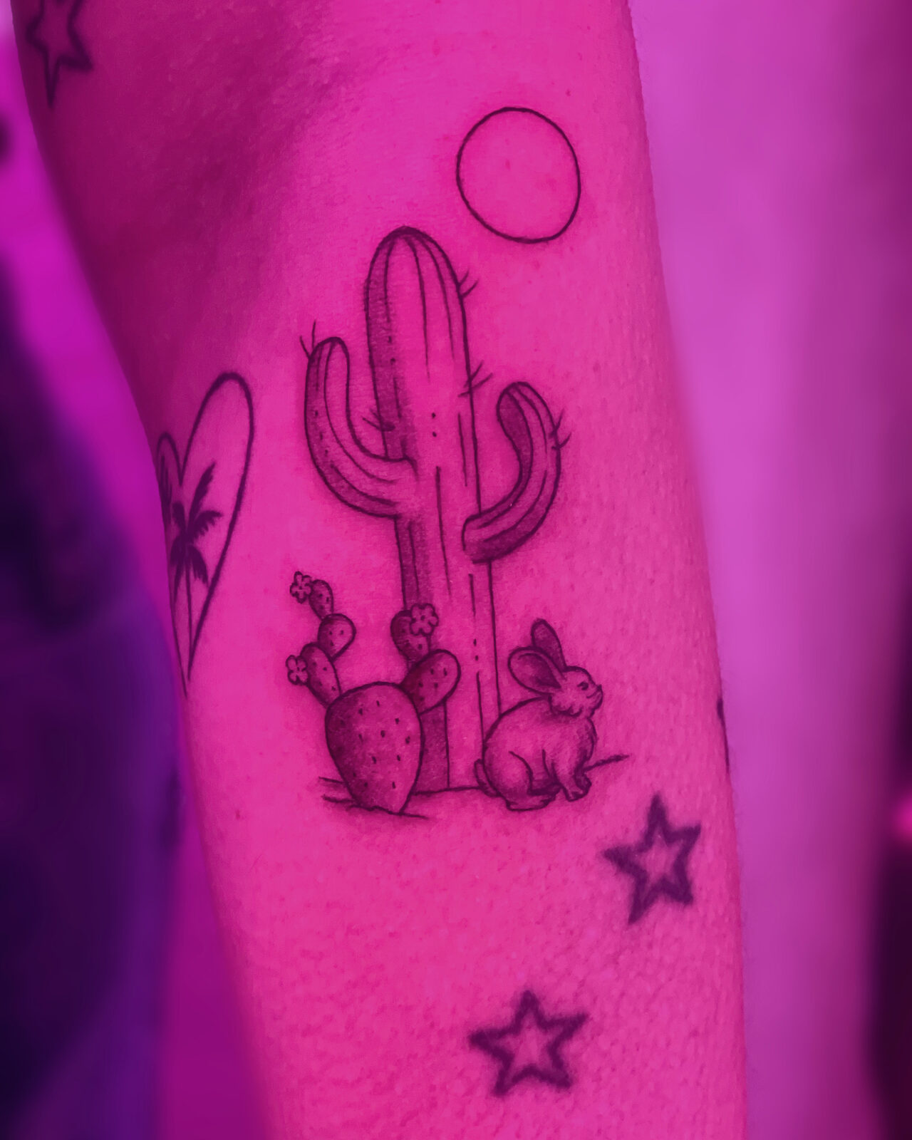 Pink Ink Tattoo Illustrative example