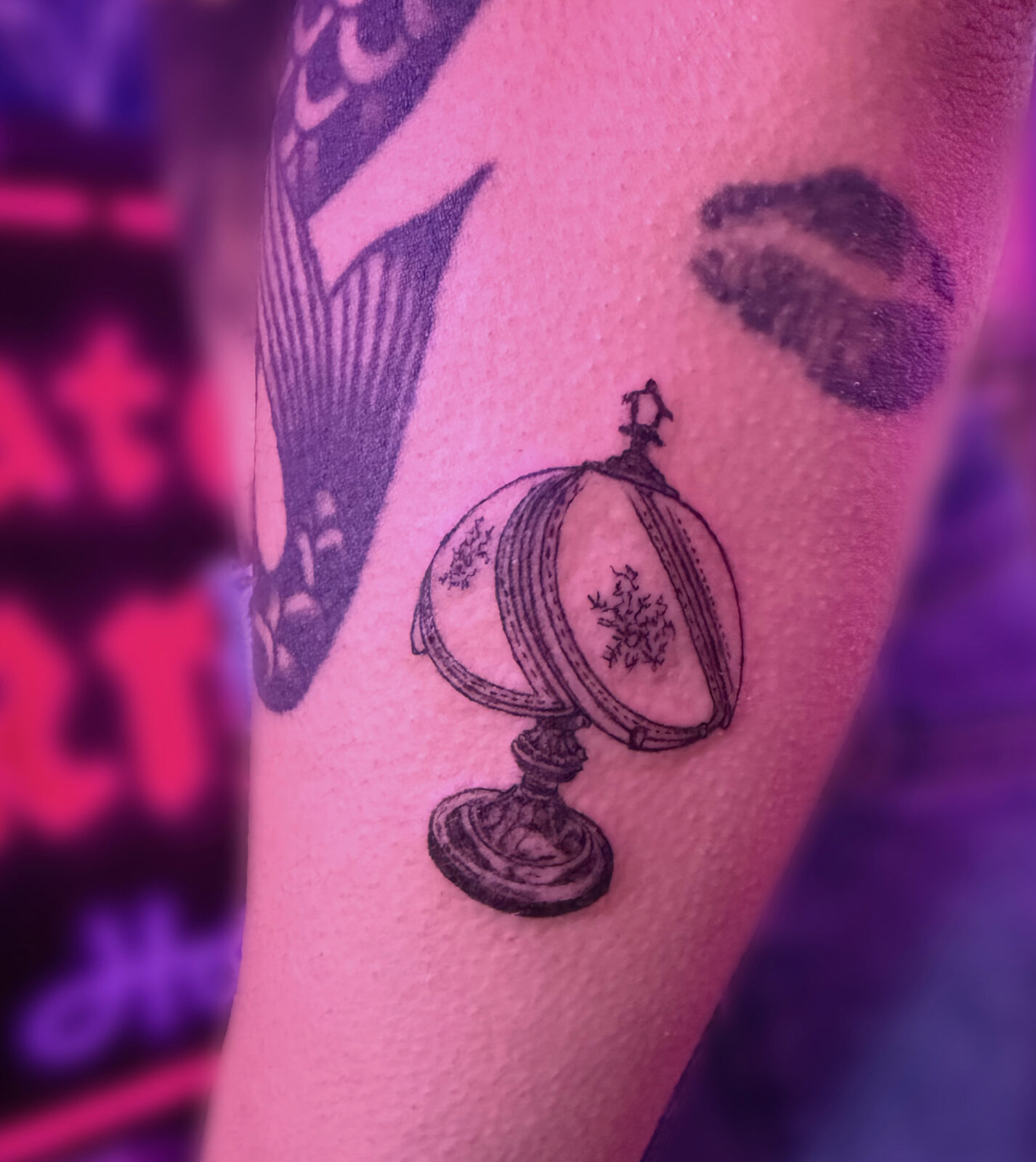 Pink Ink Tattoo Illustrative example
