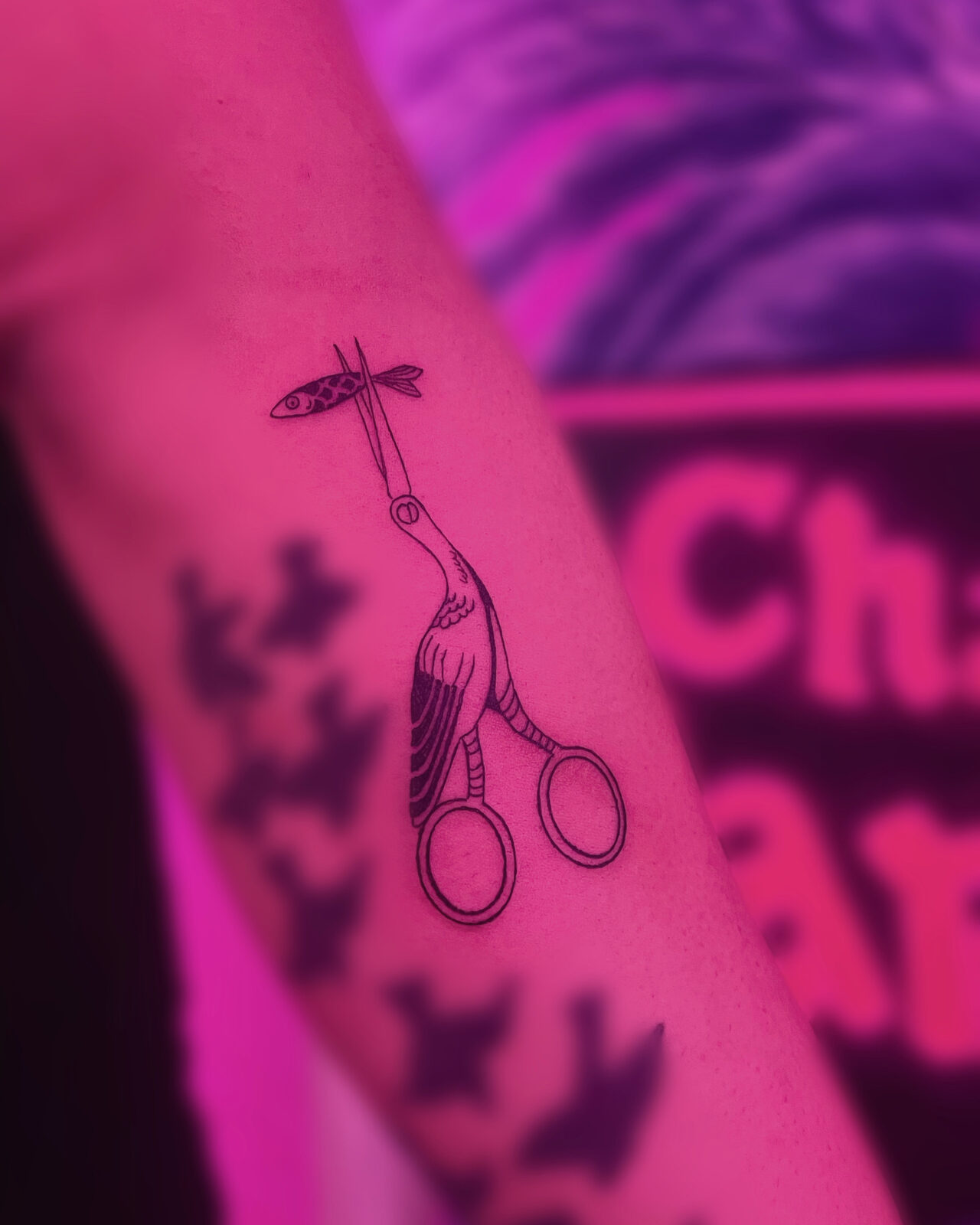 Pink Ink Tattoo Illustrative example