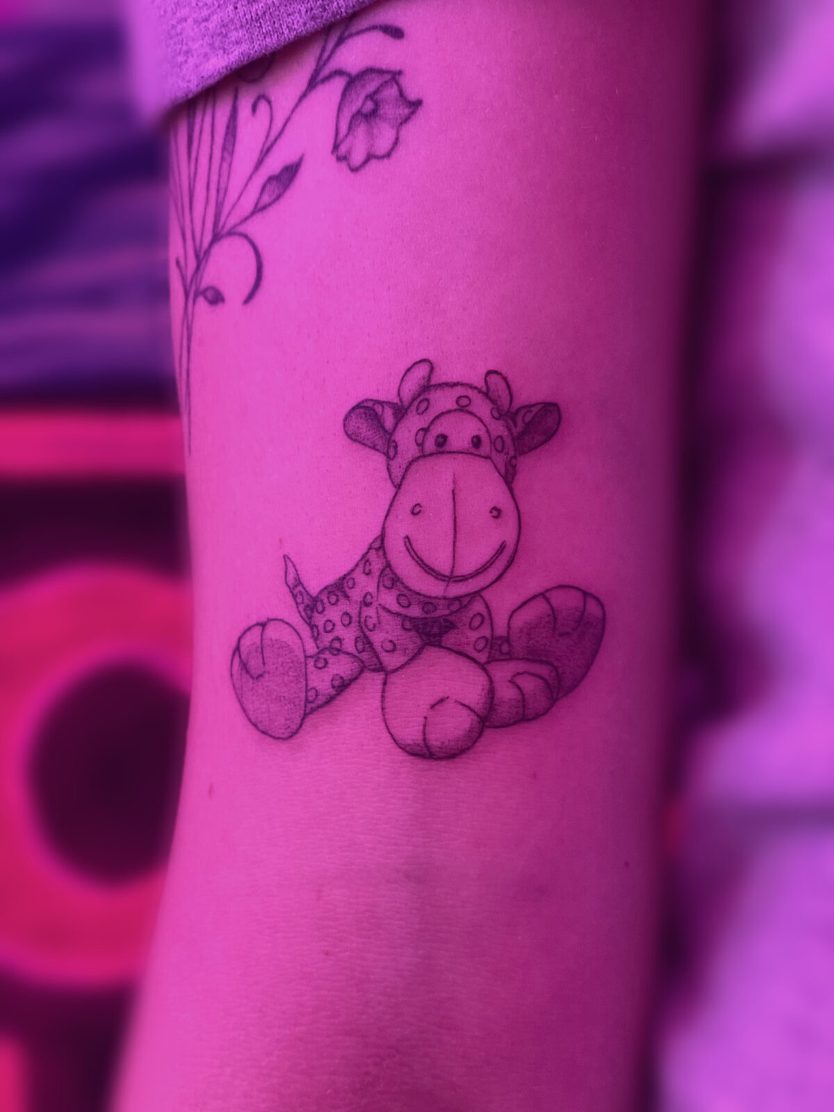 Pink Ink Tattoo Illustrative example