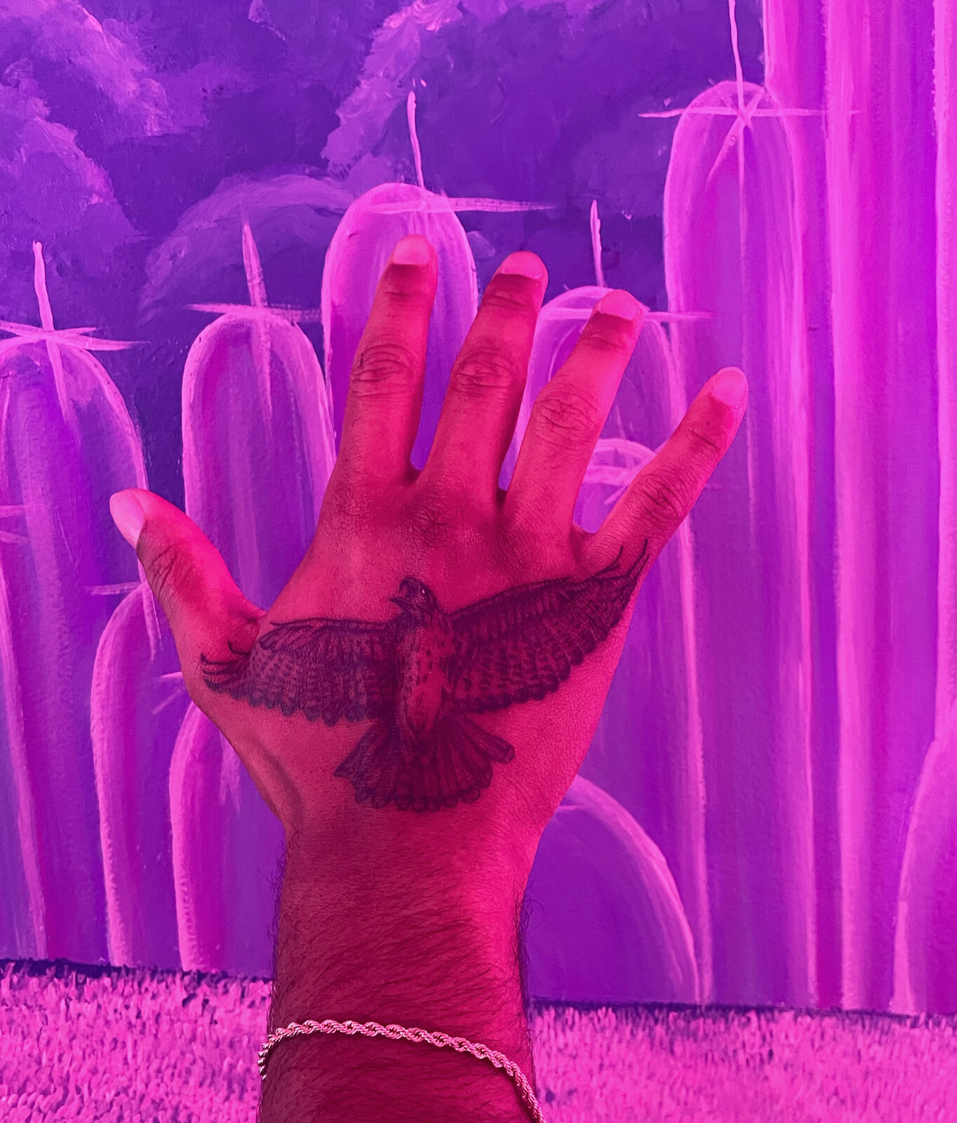Pink Ink Tattoo Illustrative example