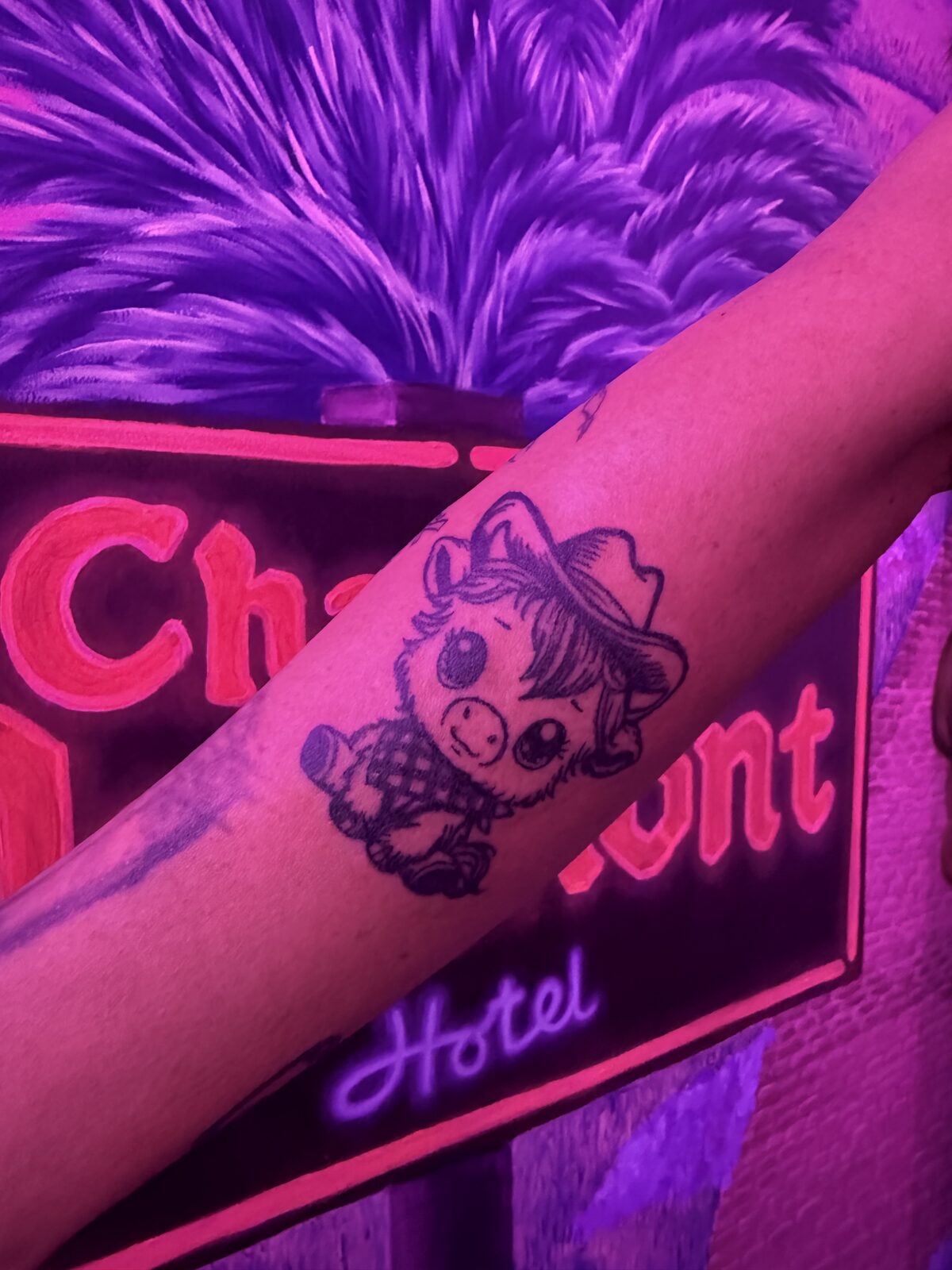 Pink Ink Tattoo Illustrative example