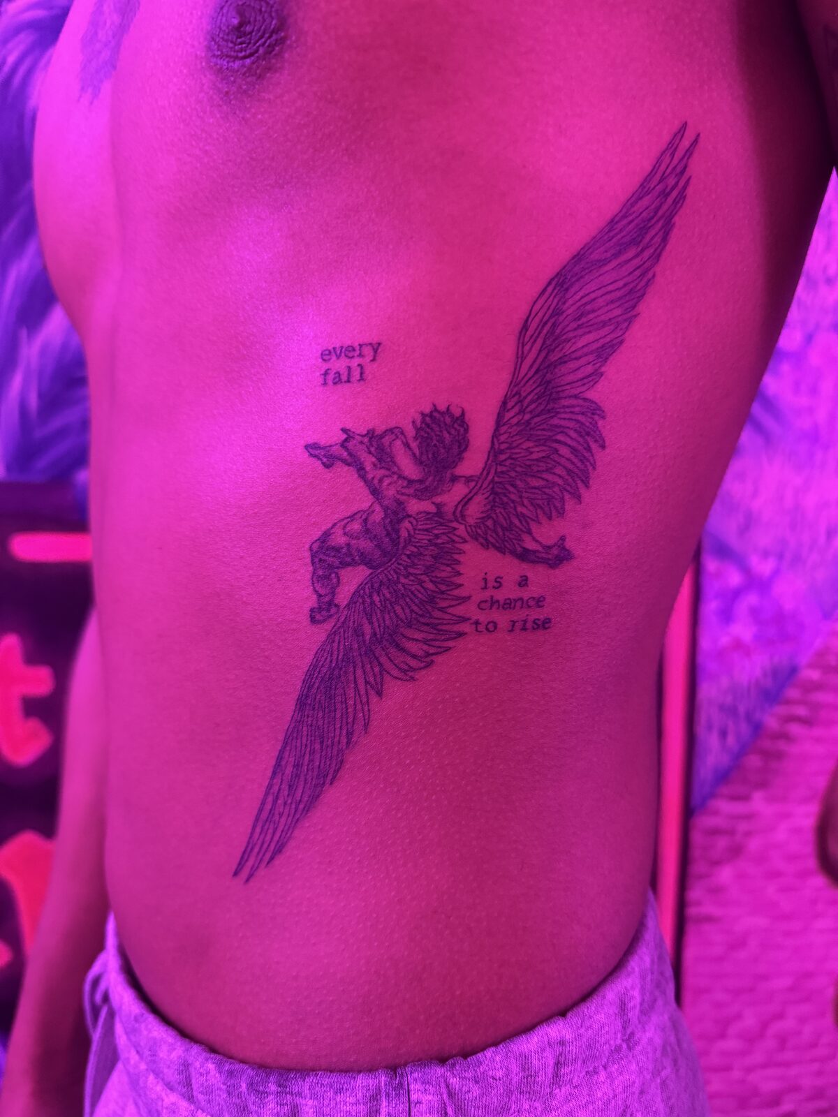 Pink Ink Tattoo Illustrative example