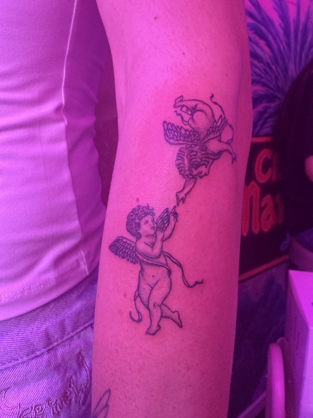 Pink Ink Tattoo Illustrative example