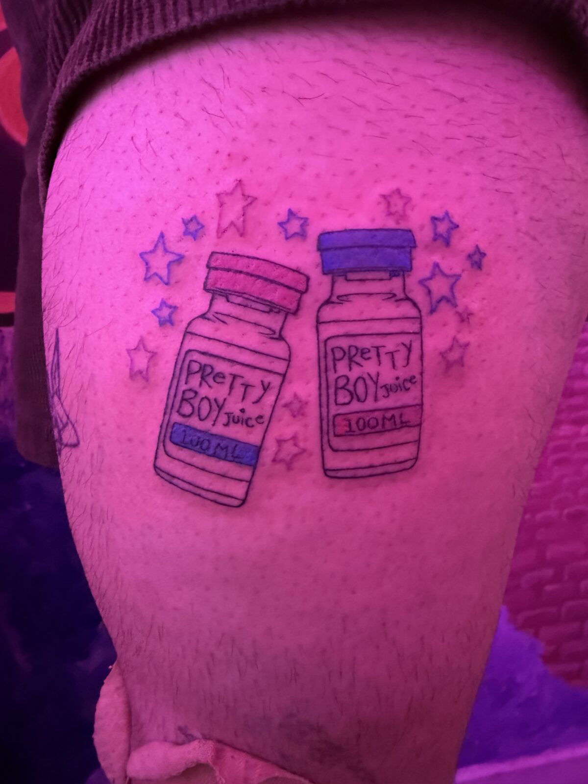Pink Ink Tattoo Illustrative example