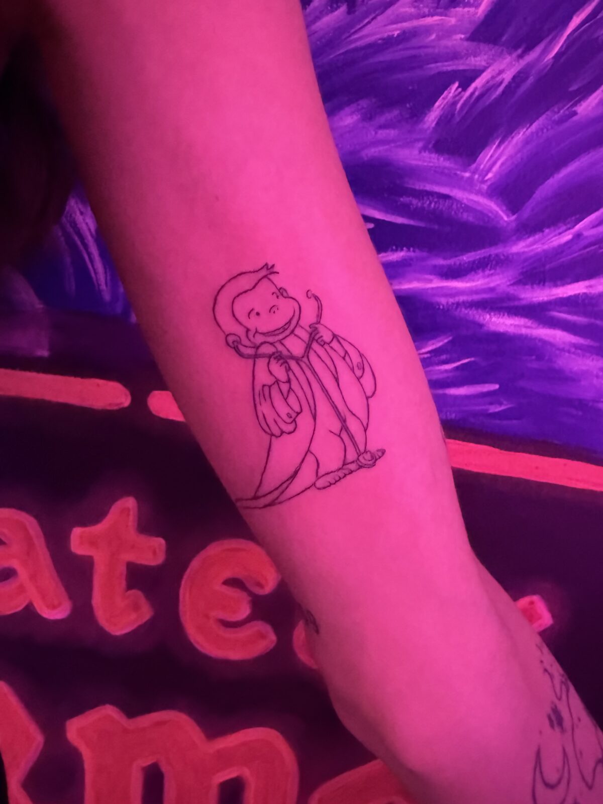 Pink Ink Tattoo Illustrative example