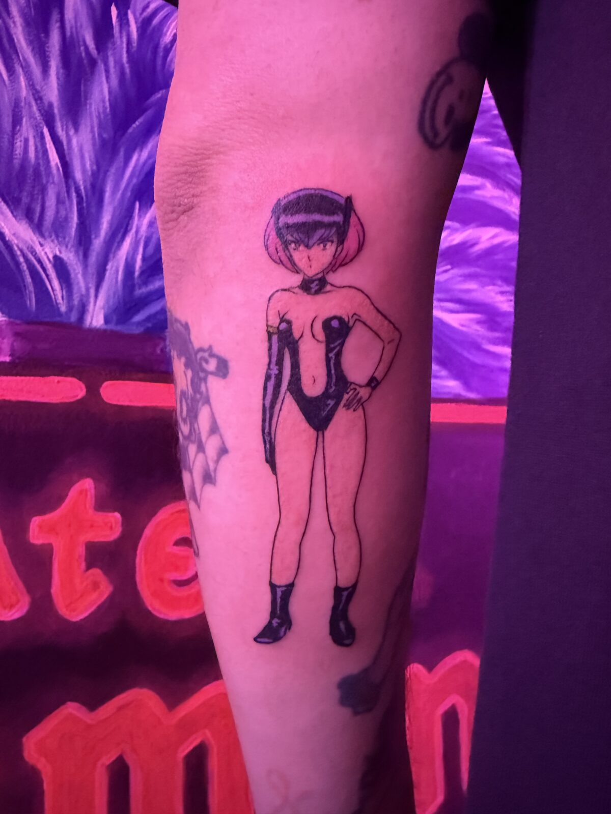 Pink Ink Tattoo Illustrative example