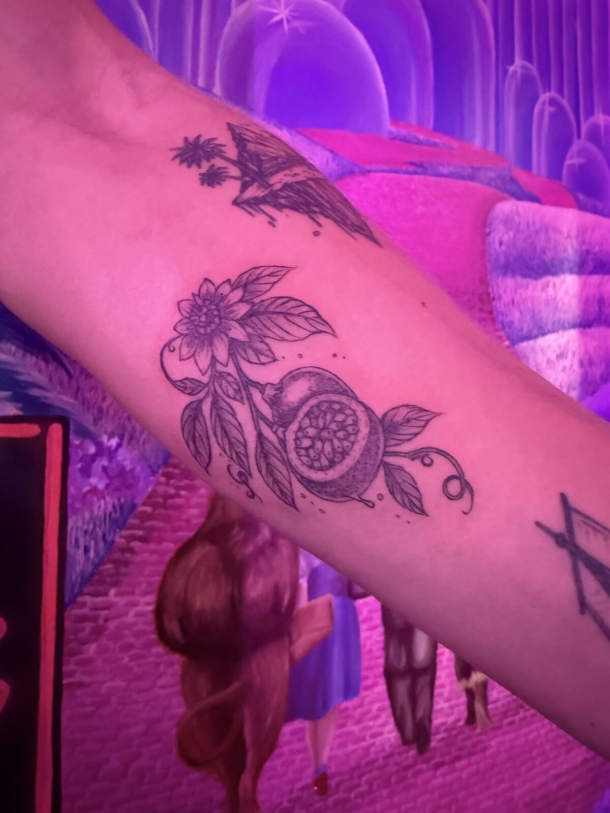 Pink Ink Tattoo Illustrative example