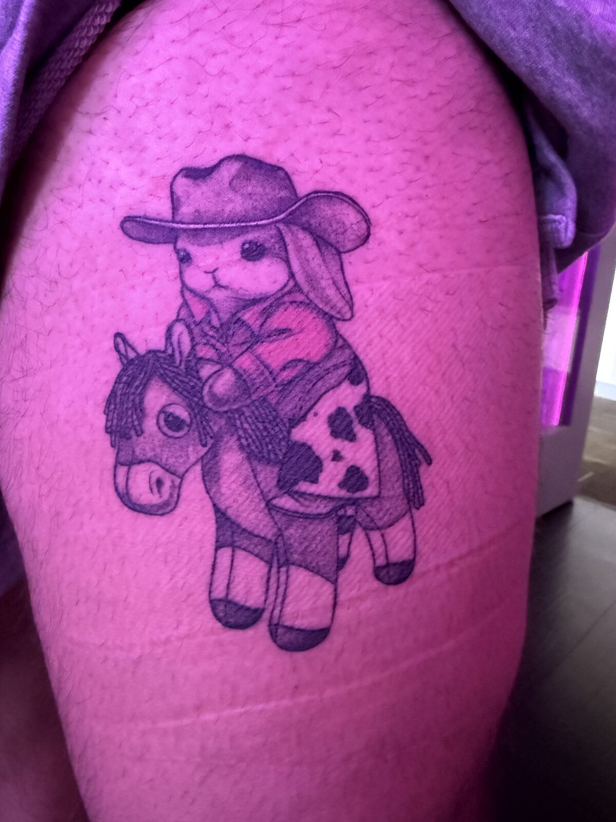 Pink Ink Tattoo Illustrative example