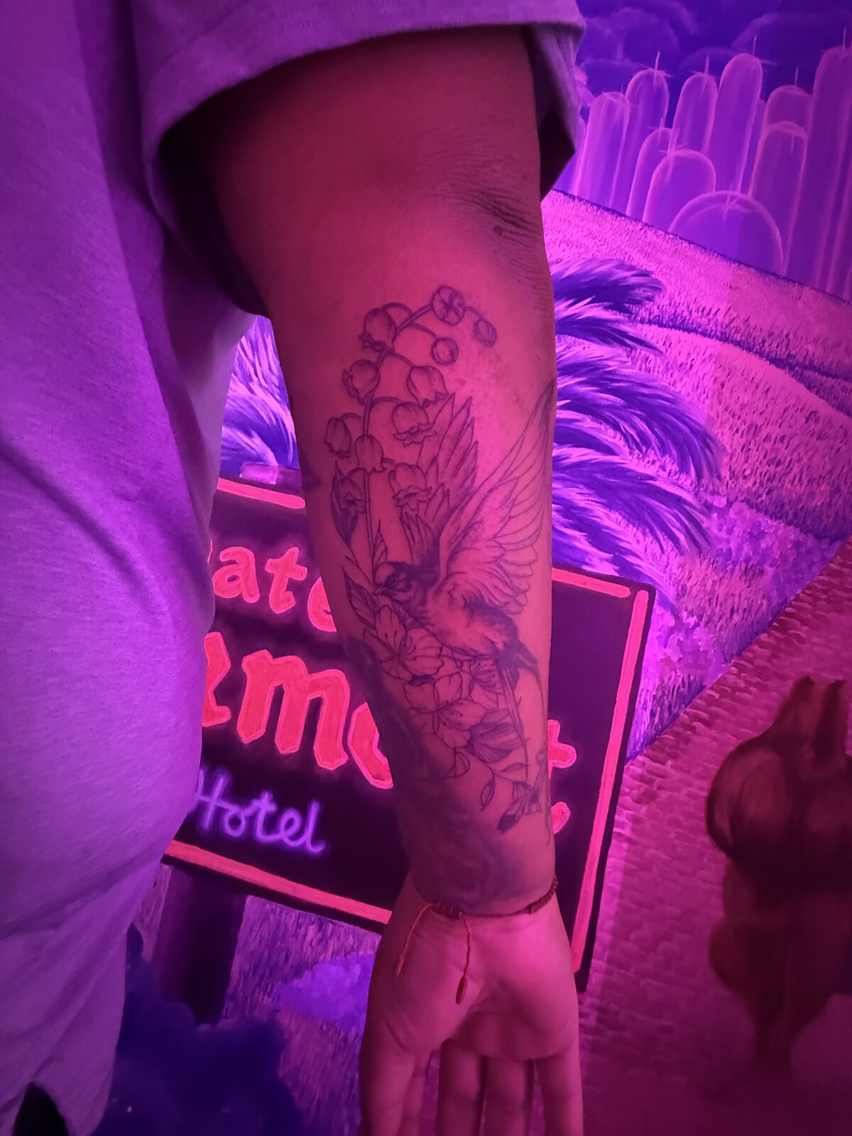 Large-scale custom tattoo work at Pink Ink Tattoo