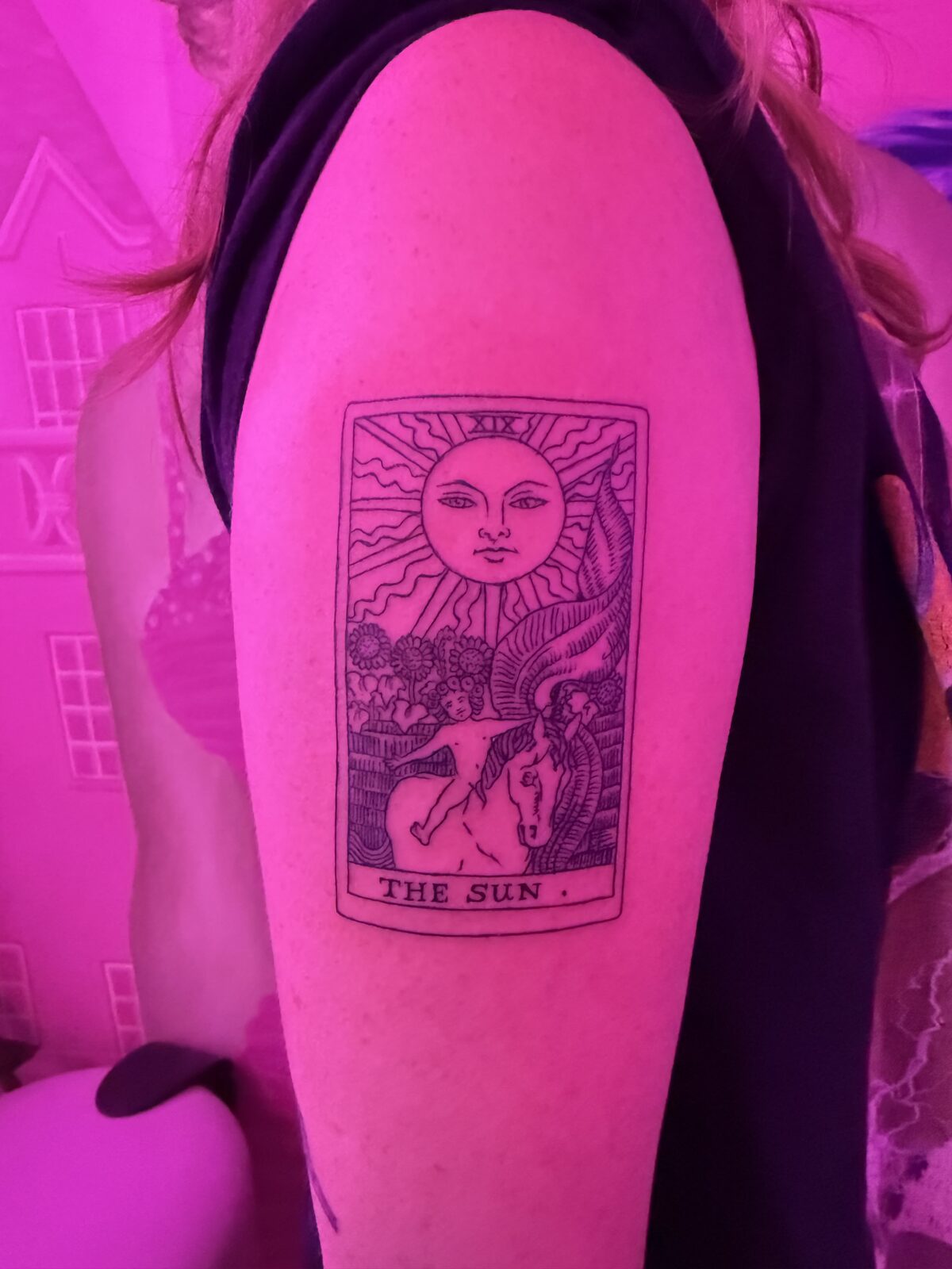 Pink Ink Tattoo Large Piece example
