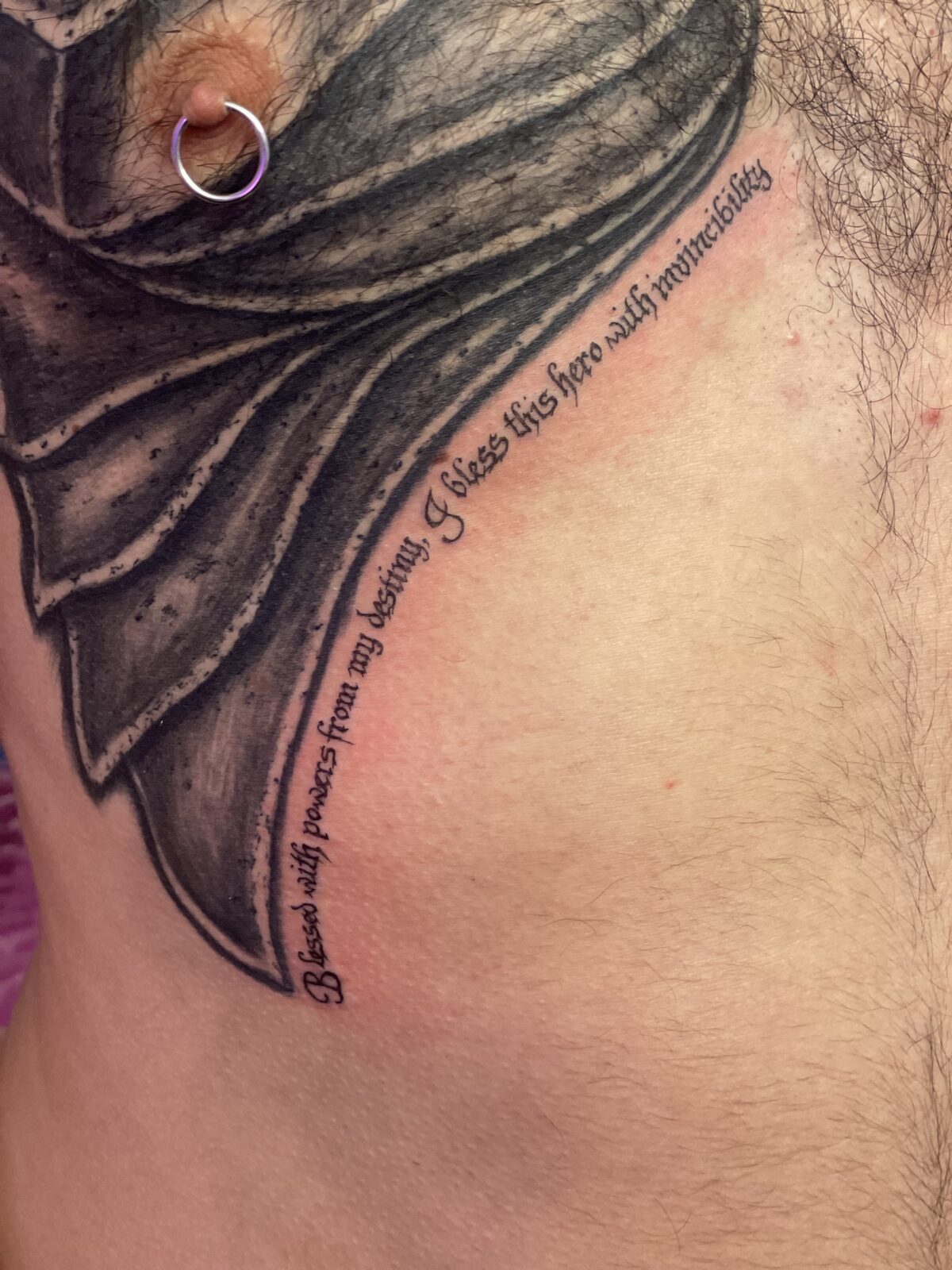Pink Ink Tattoo Large Piece example