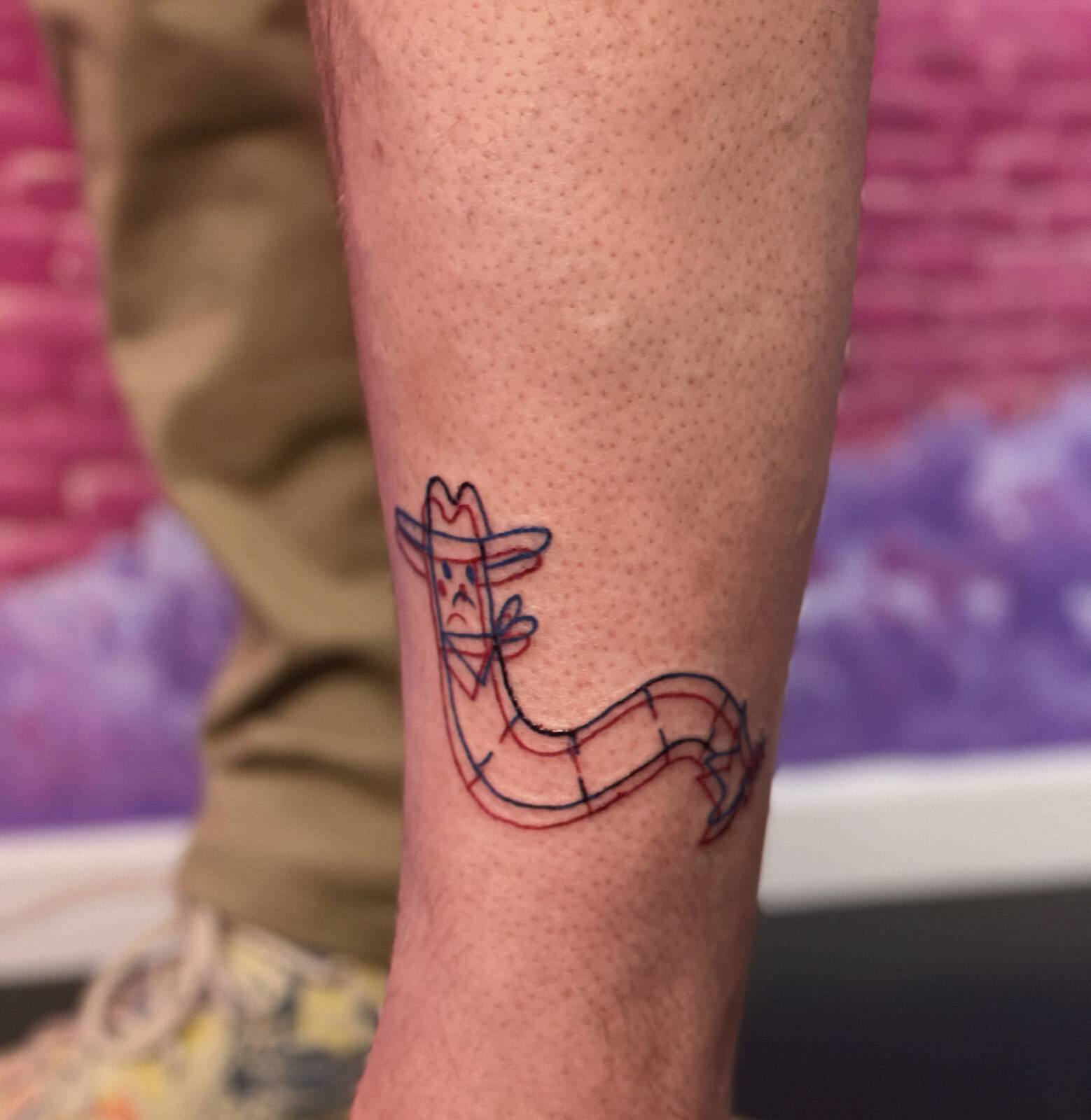Pink Ink Tattoo Minimal example