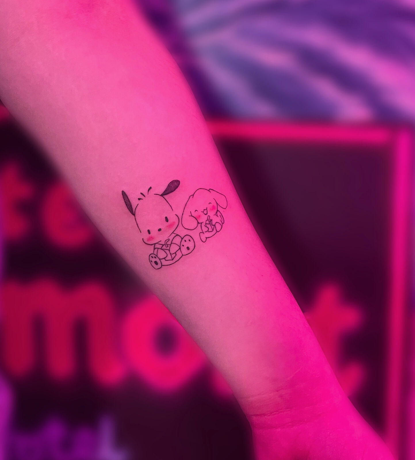 Pink Ink Tattoo Minimal example
