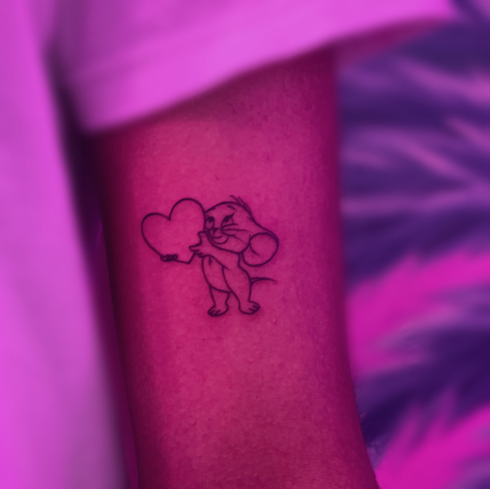 Pink Ink Tattoo Minimal example