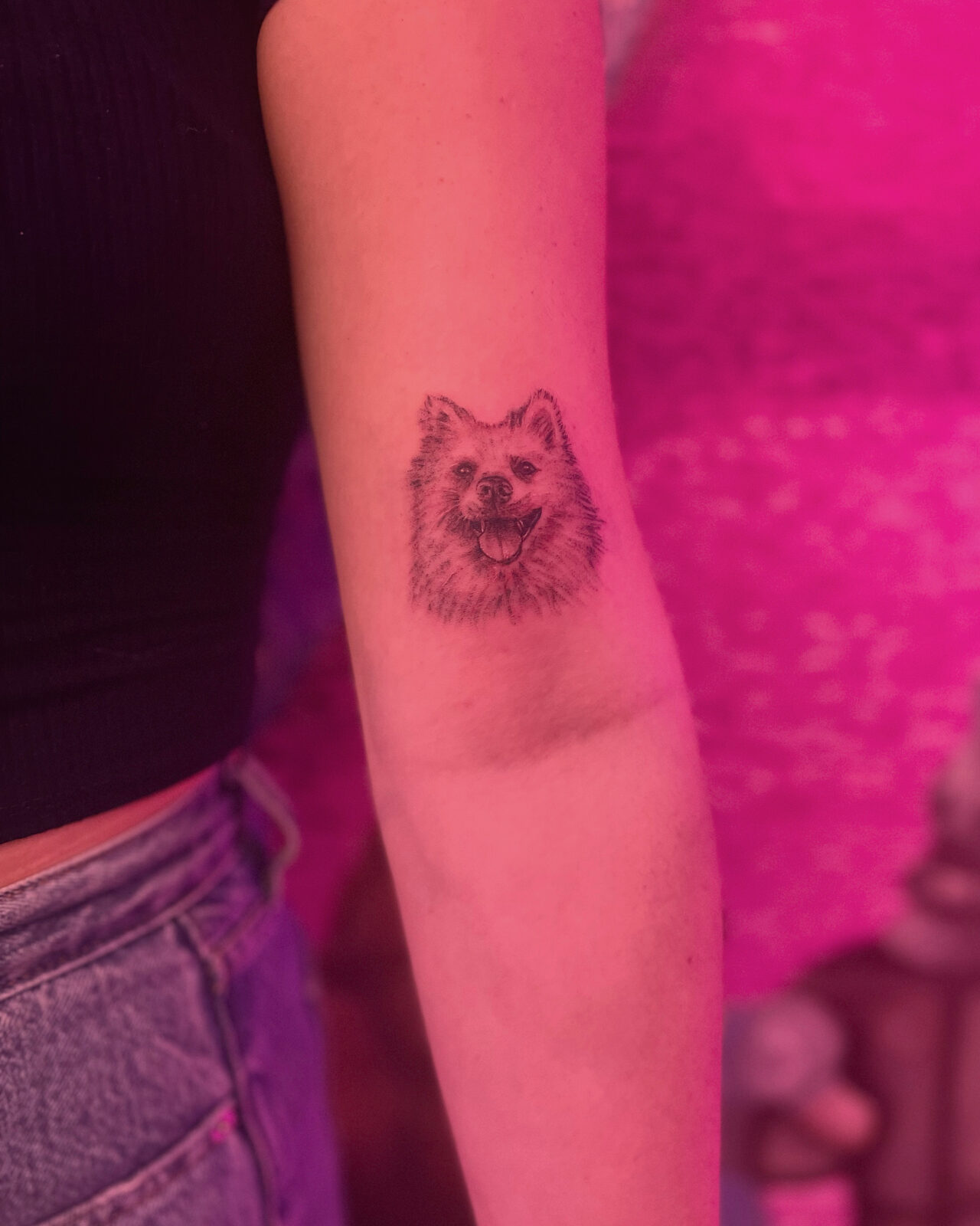 Pink Ink Tattoo Minimal example