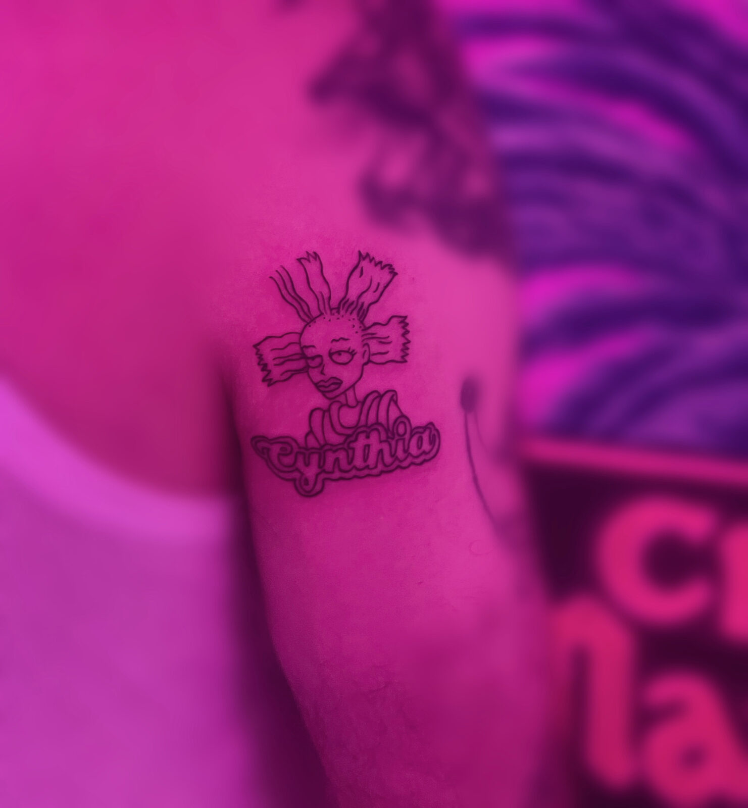 Pink Ink Tattoo Minimal example