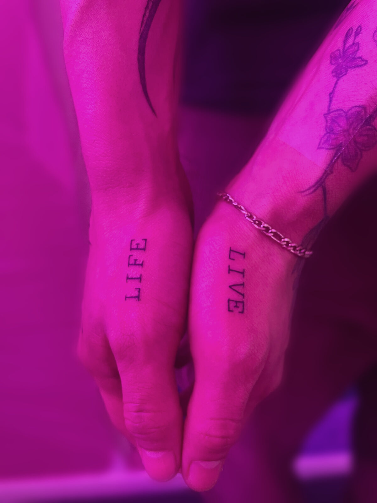 Pink Ink Tattoo Minimal example