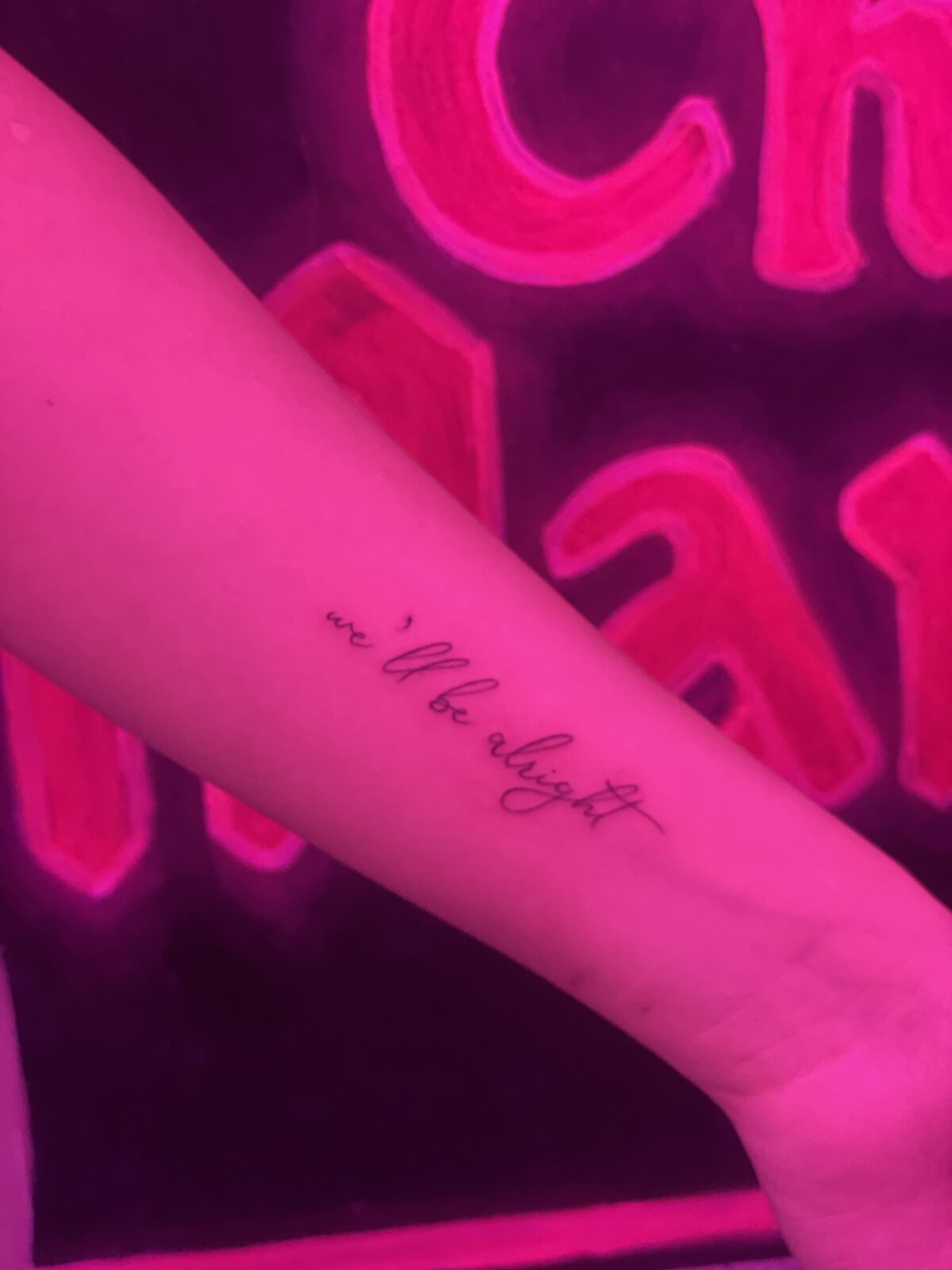 Pink Ink Tattoo Minimal example