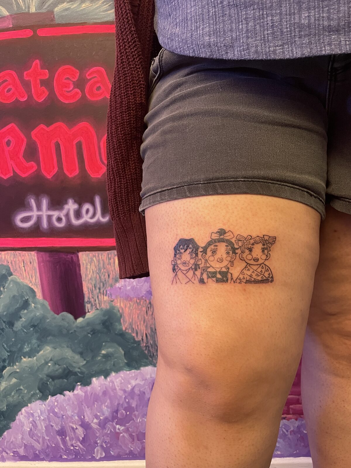 Pink Ink Tattoo Minimal example